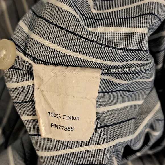 J. Crew Haberdashery 80's 2-Ply men's large long sleeve button down shirt - Picture 8 of 14